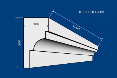 Карниз K-200-100-009
