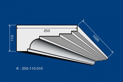 Карниз подкровельный KП-375-400-015
