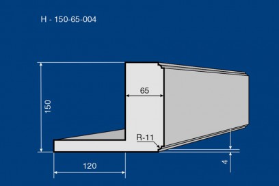 Подоконник П-190-150-018