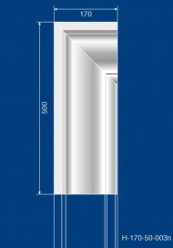 Поворотный элемент наличника H-170-50-003п